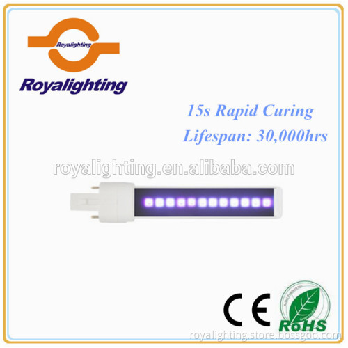 New 110V 220V Nail Art Polish Dryer UV Led Gel Lamp 9w Curing Light bulb